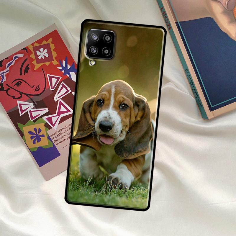 Basset Hound Dog Case For Samsung Galaxy A06 A16 A56 A36 A26 A54 A34 A14 A52 A32 A12 A13 A33 A53 A15 A35 A55