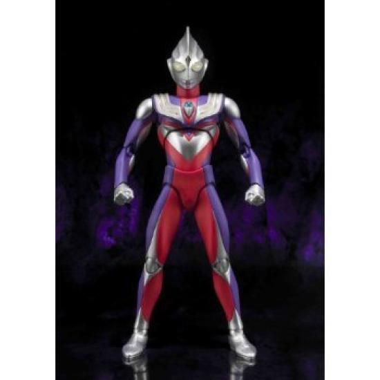 TAMASHII NATIONS Ultra Act Ultraman Tiga Ultraman Tiga 160 mm malt bevegelig figur (Multi Type) Ca. PVC og ABS