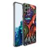 Samurai Oni Mask Cool Clear Case For Samsung Galaxy S22 S20 FE S21 S10 S9 Plus Note 20 Ultra 10 Lite Transparent Phone Shell