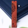Wooden Book Clip Chinese Style Carving Mahogany Retro Wooden Bookmark  Students Gift