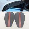 2pcs Car Rearview Mirror Rain Eyebrow Carbon Fiber Rain Shield Sun Shade Clear Vision Protector For Auto Mirror Accessories