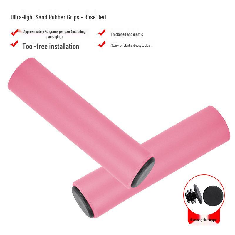 New Soft Silicone Handlebar Grips for Mountain Bikes