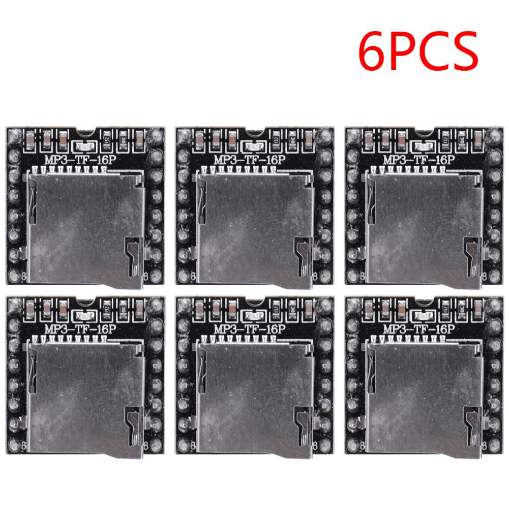 1-10PCS DFPlayer Mini MP3 Player Module V3.0 16P Support TF Card U-Disk Mini MP3 DF Player Audio Voice Module Board for Arduino