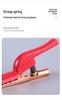 Shockproof 800A Bent Handle Electric Welding Pliers - All Copper, Drop-proof Clamp, Heat Resistant.