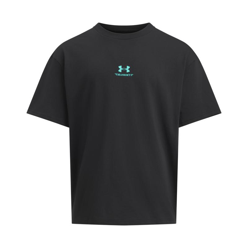 Under Armour T-krekli Vīriešu Melni Apaļu
