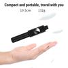 Selfie Stick Tripod with Light Portable Phone Tripod Stand Universal Extendable Stainless Steel Bluetooth Selfie Stick with Remote