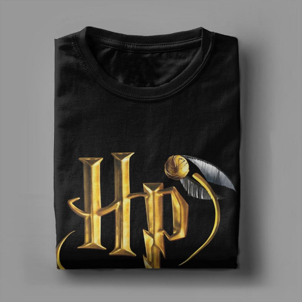 Lustige Harry Film P-Potters Welt T-Shirts für Männer O-Ausschnitt 100% Baumwoll T-Shirt Kurzarm T-Shirts Sommerkleidung