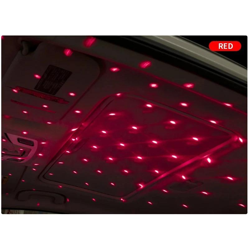 LED Starry Sky Projector Night Light Romantic USB Night Light Adjustable USB Car Lights Auto Roof Ceiling Lamp Bedroom Light