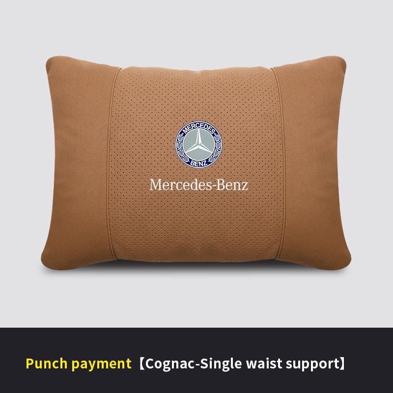 Car Sticker Mercedes Benz A B C E S V R Class GLB GLC GLE Sprinter Pilot SLK SLC AMG W204 ML Car Headrest Neck Support Seat Soft