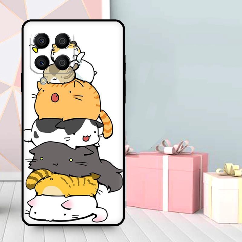 

Cute Cartoon Cats Collage Case For Samsung Galaxy M16 M31 M21 M13 M33 M53 M15 M35 M55 M36 M56 M12 M32 M52 M14 M34 M54 Samsung M33