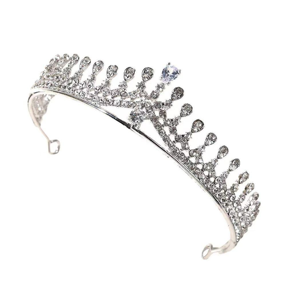 Hair Jewelry Crystal Bridal Crown Zircon Princess Tiara Diadem Wedding Hair Jewelry Girls