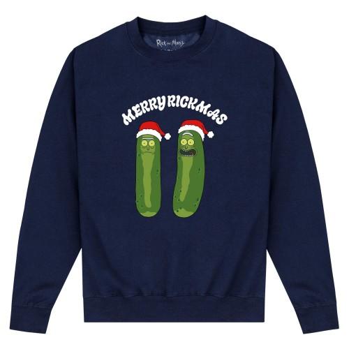 Rick And Morty Unisex Adult Pickle Rick Christmas Sweatshirt