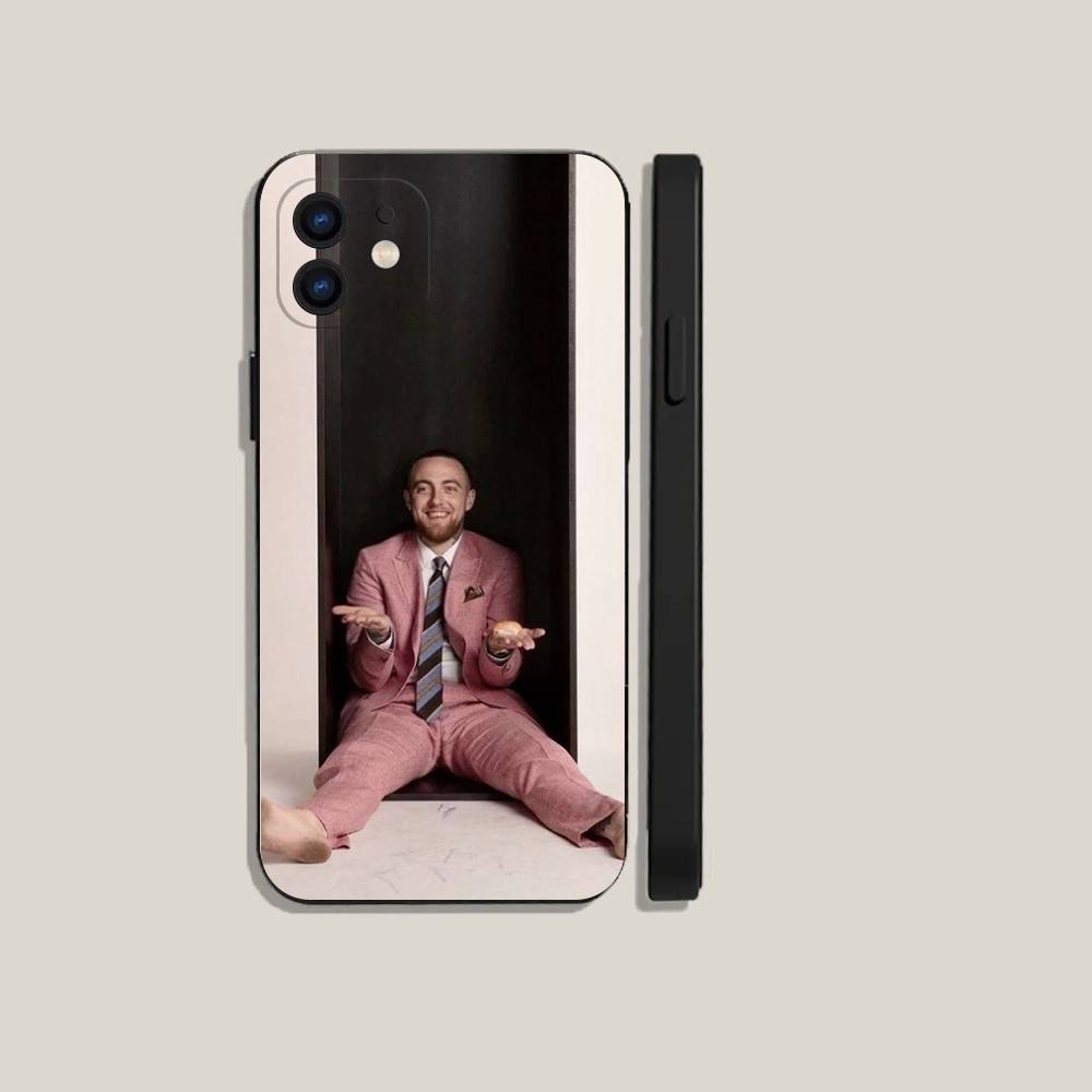 Rapper M-Mac M-Miller  Phone Case For iPhone16,15,14,13,12,11,Plus,Pro Max,XS,X,XR,SE,Mini,8,7 Soft Silicone Black Cover