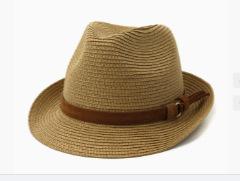 

2025 Korean version of summer top hat men and women sun shading sun protection beach seaside vacation British jazz straw hat 55-58 adjustable