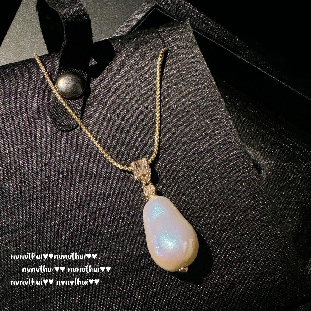Yuji Colorful Baroque Love Pearl Earrings, Tahiti, Deep Sea Beads Irregular Pearl Pendant Necklace