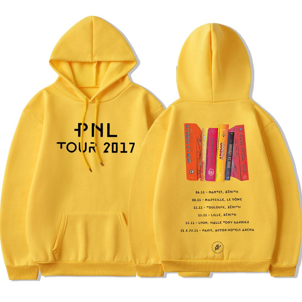 

PNL Tour 2017 толстовки с капюшоном французского рэпера Le Monde Chico с принтом альбома для мужчин и женщин, толстовки унисекс, пуловеры в стиле хип-хоп, одежда XL