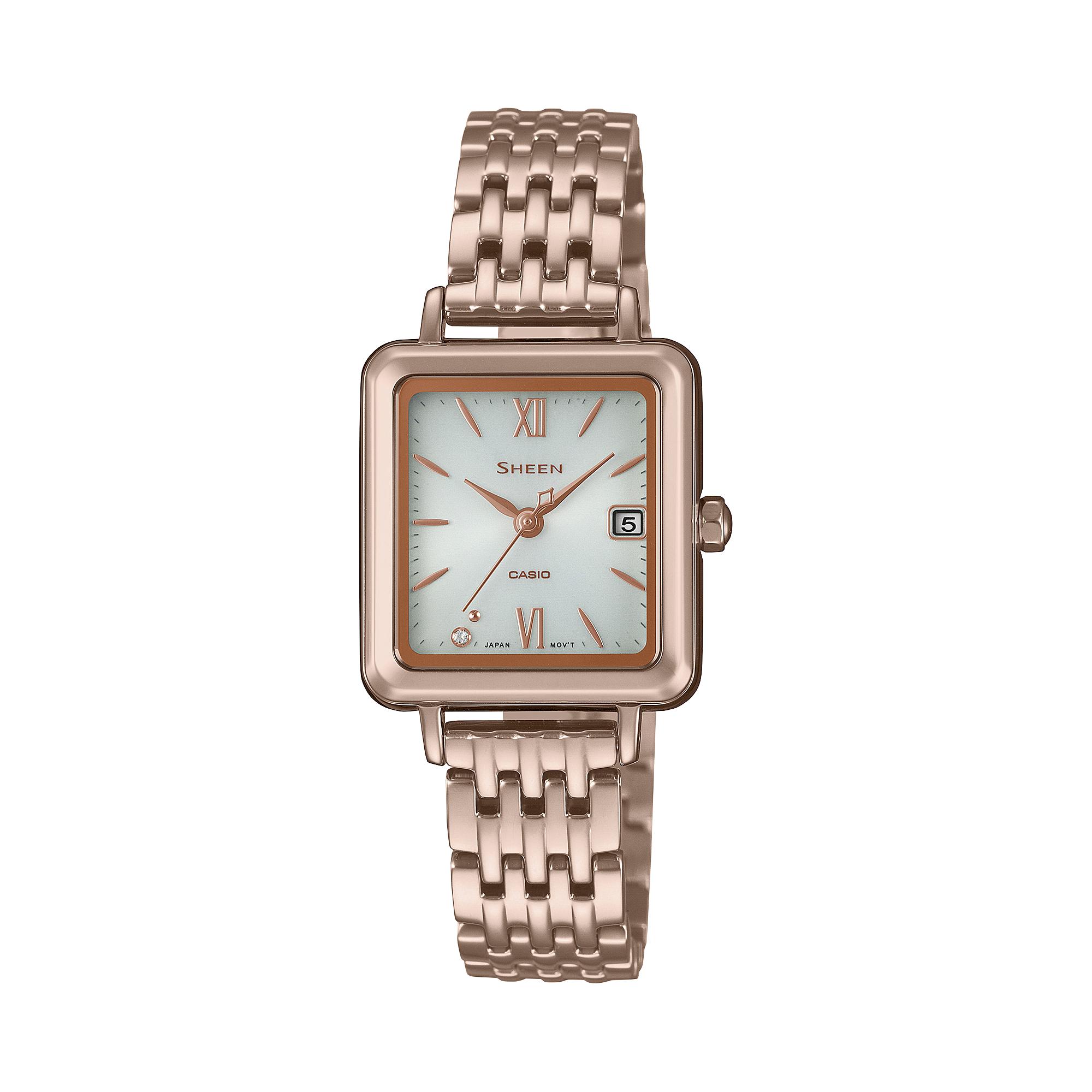 

Casio Men s Analog Quartz Watch SHS-D400CG-7A белый