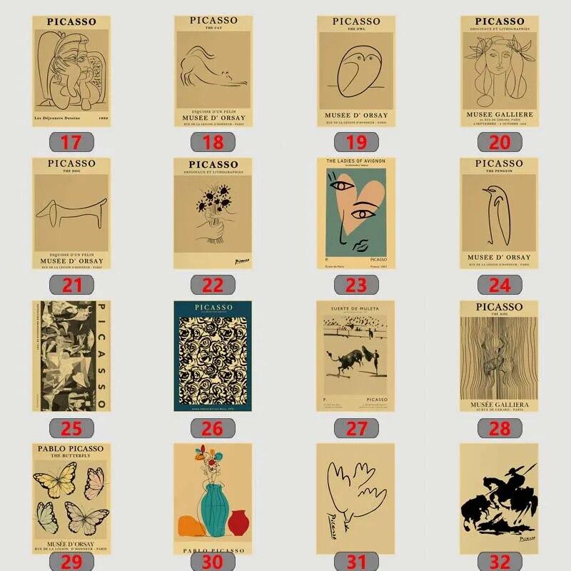 Retro Prints Posters Abstract Girl Body Flower Kraft Paper Wall Art Mural Living Room Decor Nordic Decorative Paintings