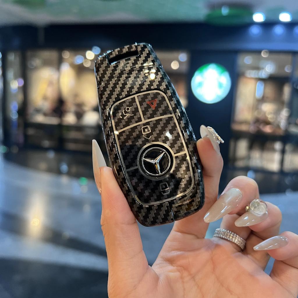 RPO5 Fashion Soft Car Key Case For Mercedes Benz A C E S G Class GLC CLE CLA GLB GLS W177 W205 W213 W222