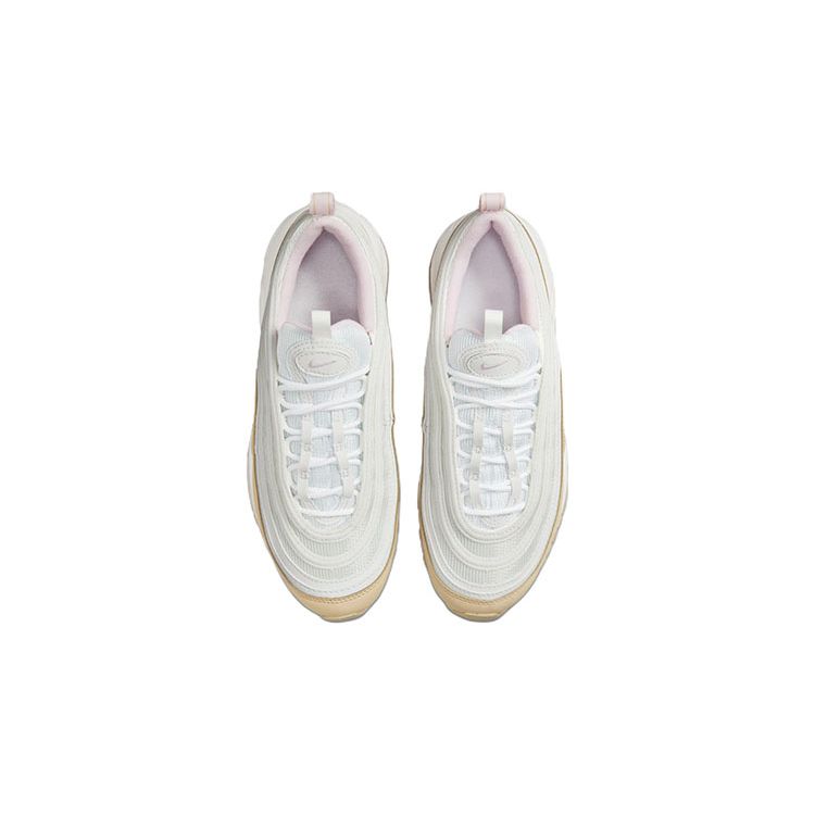 Nike Air Max 97 GS Sesame Pink Foam Kids Sneakers White Summit-White 921522-113