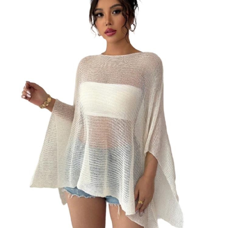 Lady See Through Shoulder Wrap Scarf Multipurpose Sun Shielding For Travel And Daily Use