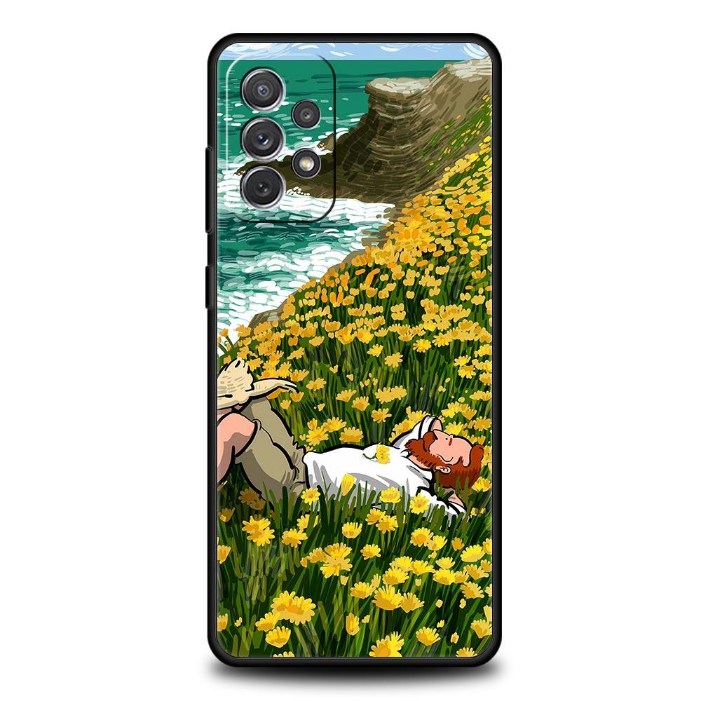 Retro Van Gogh Oil Painting Case for Samsung A51 A71 A21S A12 A11 A31 A41 A52 A32 A01 A23 A33 A53 A73 A03S A05S A13 5G A34 Cover