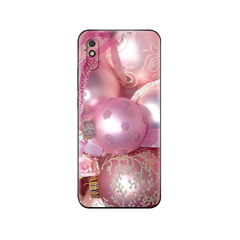 Black tpu Case For Xiaomi Redmi 7A 8 8A 9 9A 9C Case Redmi Note 8T 8 Pro T Note 9 9S 9 Pro Case Christmas New Year