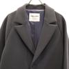 green label relaxing wool blend Melton Chester coat S FAbRICA TESSUTI Men's Used