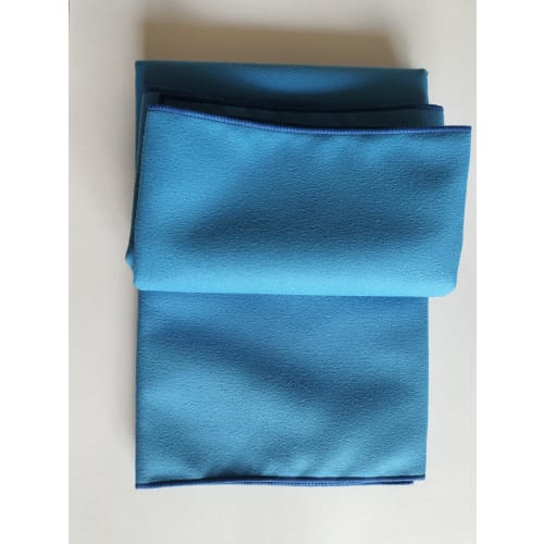 Set of two large and two small microfiber cleaning cloths for musical instruments (navy blue)