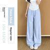 American Style Work Pants For Women With High Waist Loose Fit Breathable Fabric For Casual Daily Wear