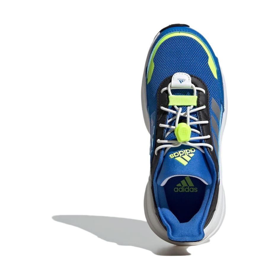 Adidas Versatile Comfortable Non-Slip Wear-Resistant Low-Top Casual Shoes Kids Casual Shoes Blue Silver JQ2990