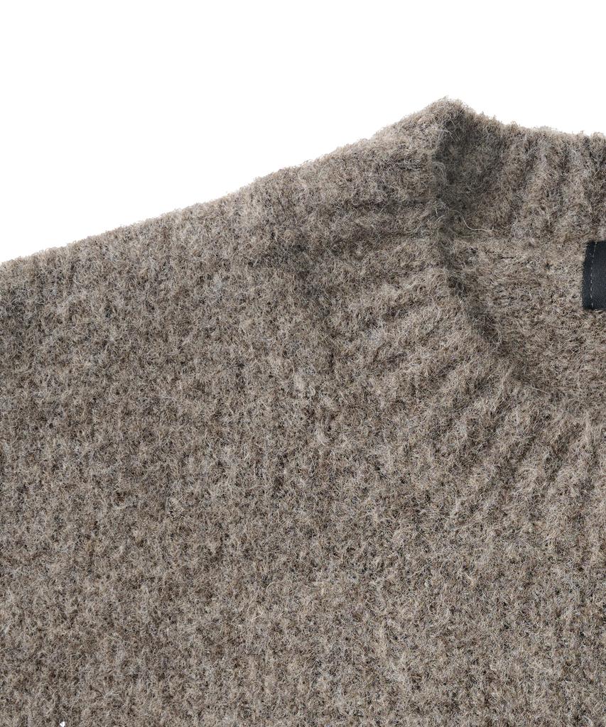 ANALOG MOOD Daily Angora Round Knit (Mocha)
