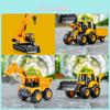 Engineering Vehicle Model Set With Inertia Control For Kids Play And Collectors
