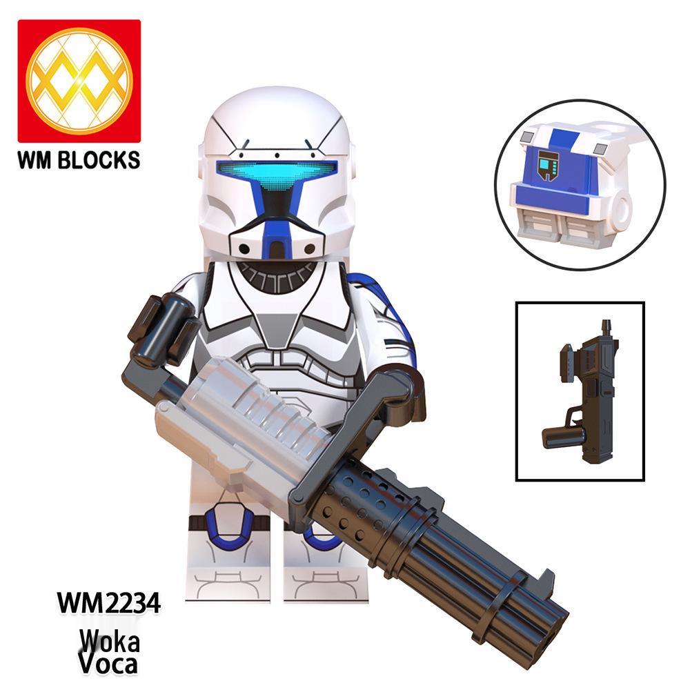 Planet Series Building Blocks: Minifigure Gregor Valka - Assault Team Member Toy