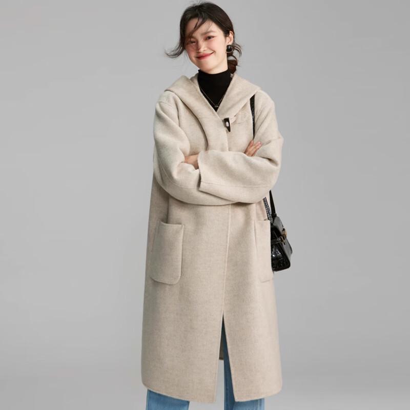 Women's Double-Faced Wool Toggle Duffle Coat