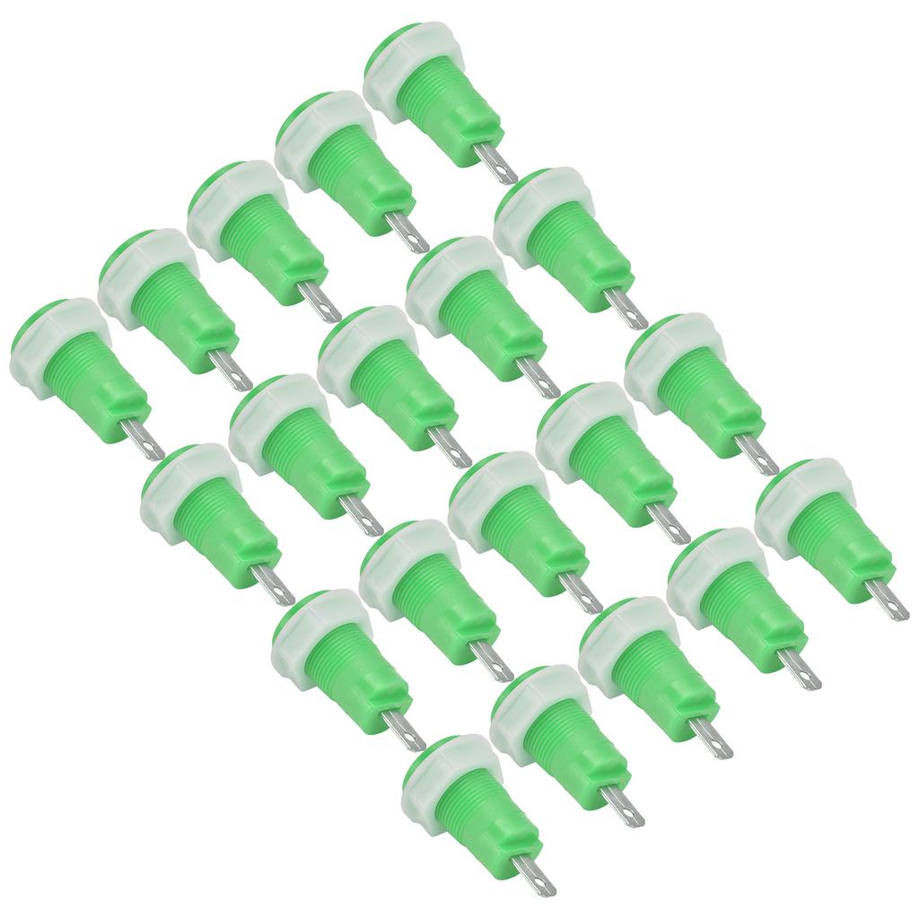 20ks adaptér pro banánky, mosazný, bezpečný, svařovaný, uzemňovací svorka 4mm, 402 1KV