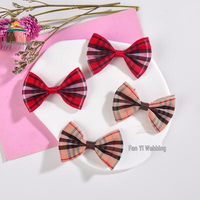 Plaid Bow Embellishments for DIY Hair, Clothing, Shoes, & Hats