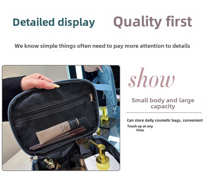 2023 Women's Large Capacity Fabric Cosmetic Handbag - Portable Wash & Storage