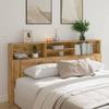VidaXL Headboard Cabinet Artisan Oak 200x19x103.5 Cm 856875