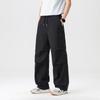JOW Men's Casual Wear-Resistant Wide-Leg Cargo Pants