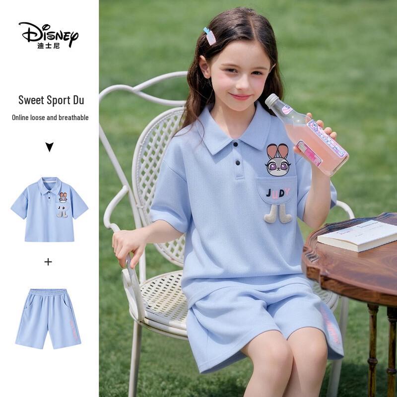 Disney Judy Hopps Girls Summer Polo Short Set 120