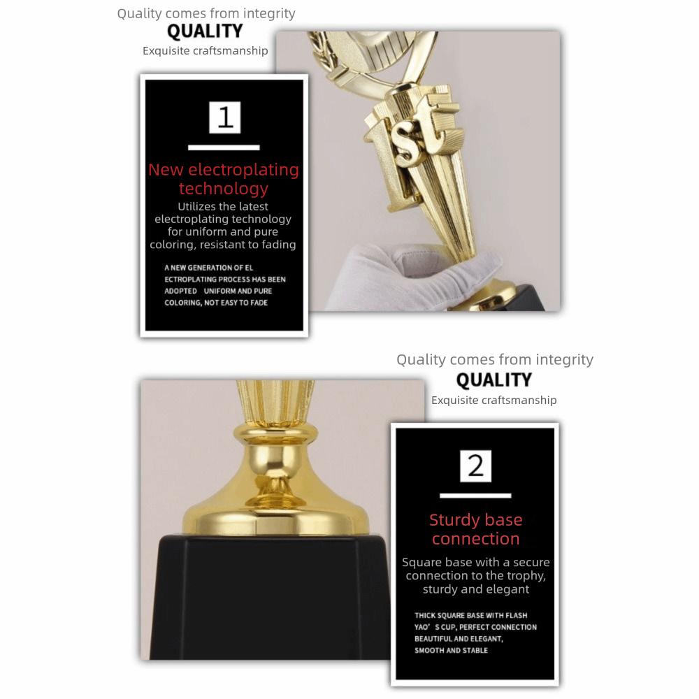 Large Star Trophy Award Plastic Prize Cup Creative Winner Cups  For Team Sport Competition