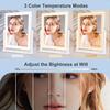 Makeup Mirror with Lights Lighted Up Vanity Mirror with Touch Control 3 Color Lighting Modes Dimmable 360Rotation for Vanity De