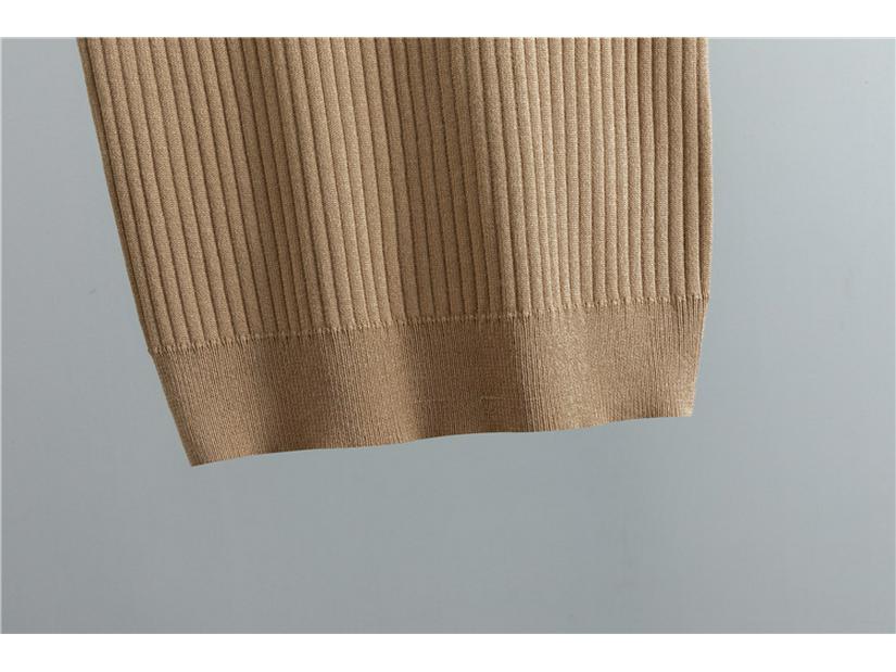 Europäische & Amerikanische Mode Gestricktes Dreiteiliges Set: Herbst/Winter Freizeitweste, Strickjacke und Hose mit weitem Bein