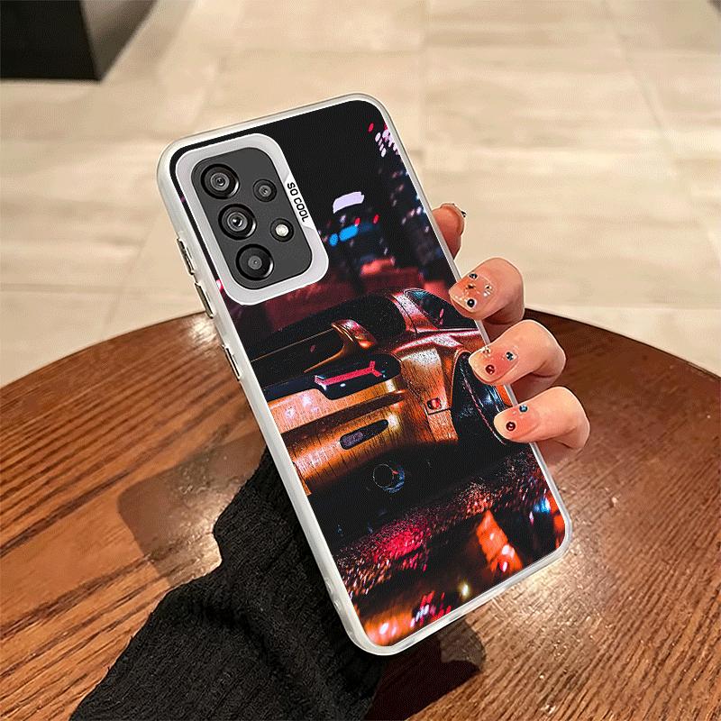 Japan JDM Sports Cars Theme Soft Phone Case for Samsung A17 A16 A15 A14 A13 A57 A56 A55 A54 A53 A37 A36 A35 A34 A33 A26 A25 A24