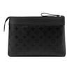 Louis Vuitton Pochette Voyage Souple Black Monogram Midnight Canvas Men Pouches M26741