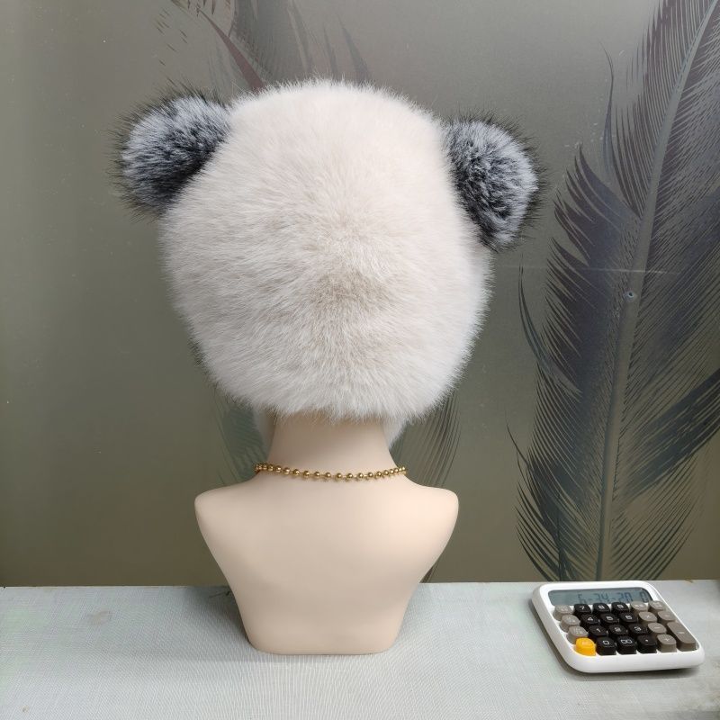 Bear Hat Winter Warm Scarf Hooded Integrated Head Hat Cycling Cold Protection Ear Protection Cute Plush Hat