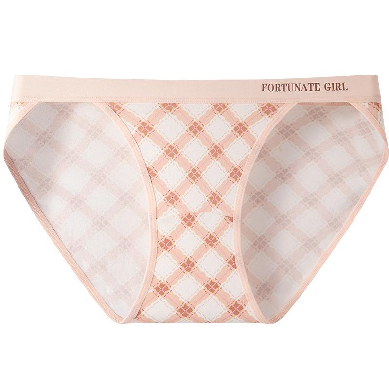 Женские Весенние и Осенние Новые Хлопковые Антибактериальные Треугольные Трусы с Высоким Разрезом M