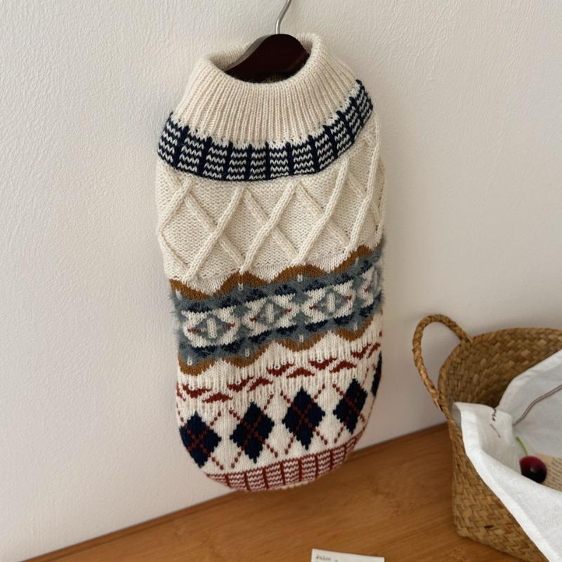 Dog Clothes Pet Sweater Knitted Pullovers Sweaters for Small Medium Dogs Chihuahua Puppy Pet Sweater Yorkshire Pure Dog Sweaters