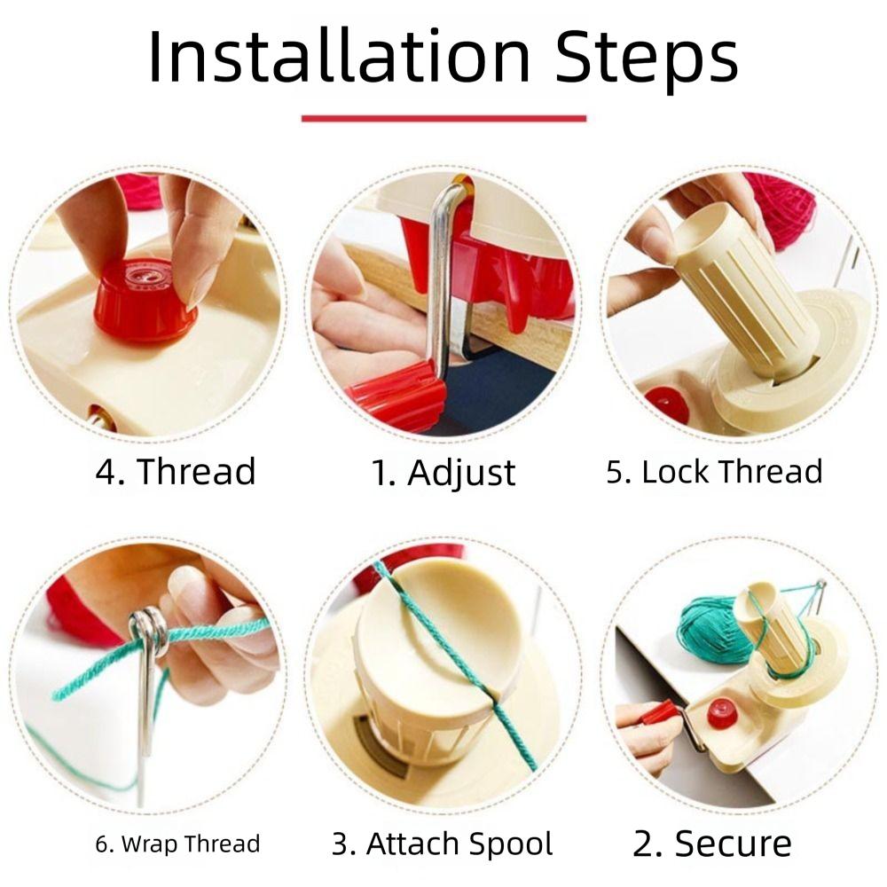 Plastic Wool Ball Winder Manual Yarn Skein String New Yarn winding machine  Sewing Accessories